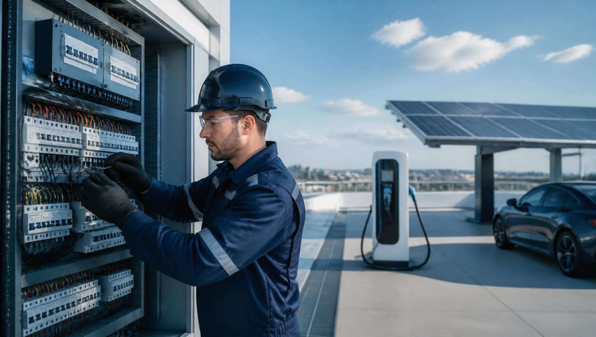 Profesionaliai sutvarkytas elektros skydas